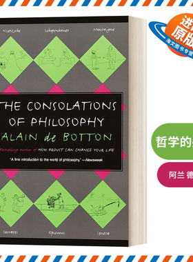 英文原版 The Consolations of Philosophy Vintage International 哲学的慰藉 Alain de Botton阿兰 德波顿 英文版 进口英语书籍
