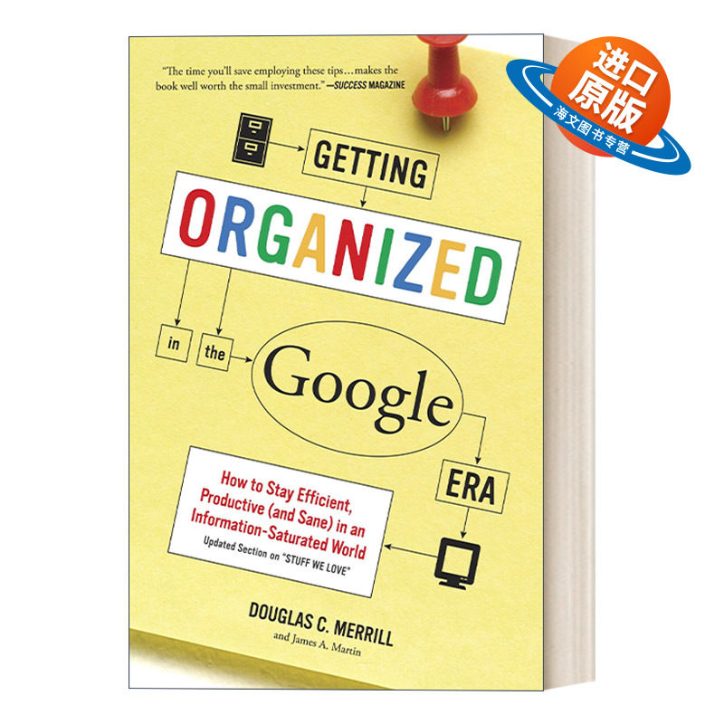 英文原版 Getting Organized in the Google Era Google 工作整理术 信息太多、时间太少，Google帮你做整理 英文版 进口英语书籍