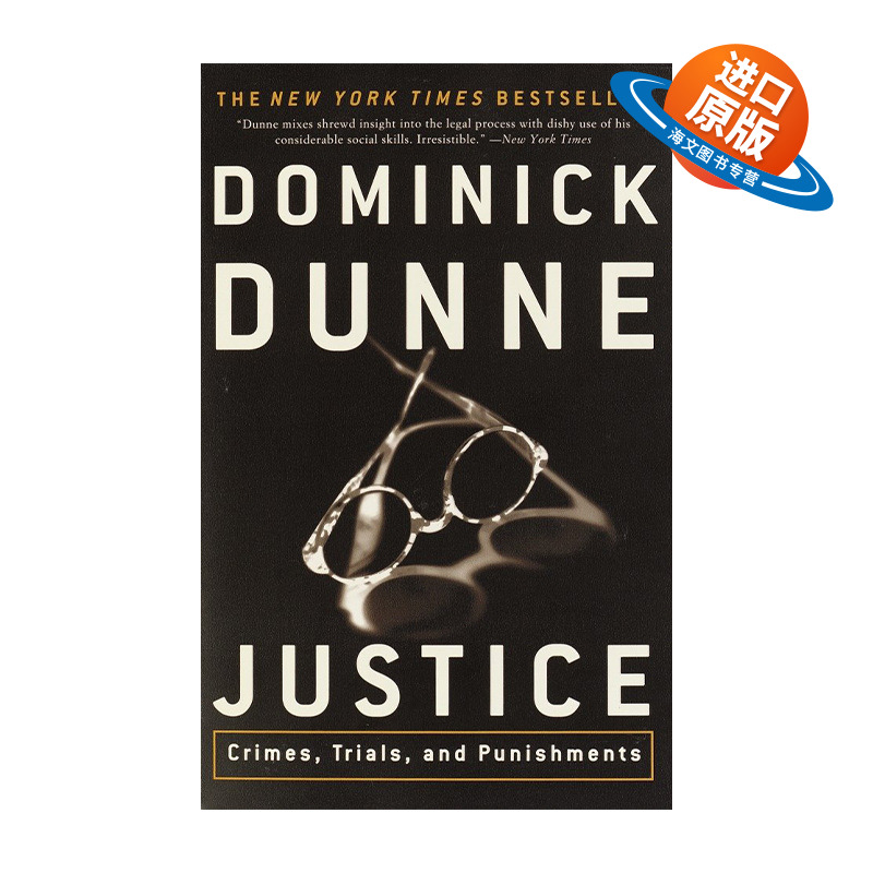 英文原版 Justice Crimes Trials  and Punishments 陪审团睡了 Dominick Dunne 英文版 进口英语原版书籍