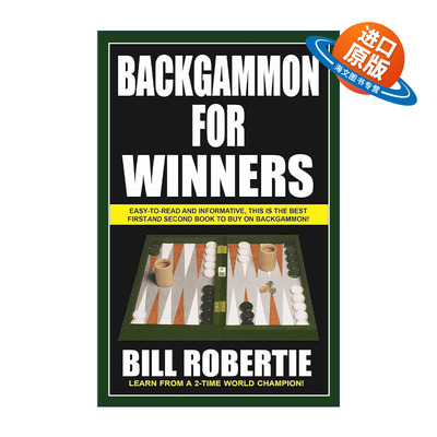 英文原版 Backgammon for Winners 双陆棋赢家玩法 英文版 进口英语原版书籍