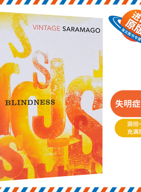 英文原版 Blindness 失明症漫记 同名电影原著 文学小说 萨拉马戈 英文版 进口英语原版书籍