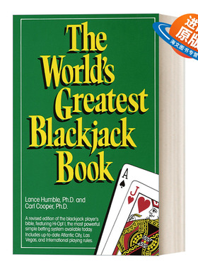 英文原版 The World's Greatest Blackjack Book 世界上伟大的21点纸牌游戏指南 黑杰克 Lance Humble 英文版 进口英语原版书籍