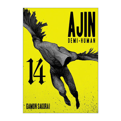 英文原版 Ajin 14 Demi-Human 亚人 卷十四 科幻漫画 樱井画门Gamon Sakurai 英文版 进口英语原版书籍