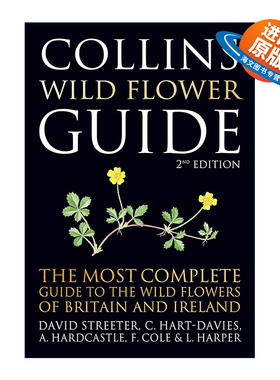 英文原版 Collins Wild Flower Guide 柯林斯野外花卉图鉴 第二版 David Streeter 彩色插图 英文版 进口英语原版书籍