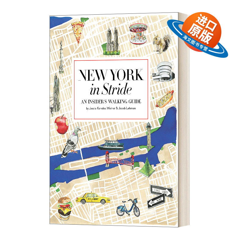 英文原版 New York in Stride 纽约的步行指南 旅行指南导游 英文版 进口英语原版书籍