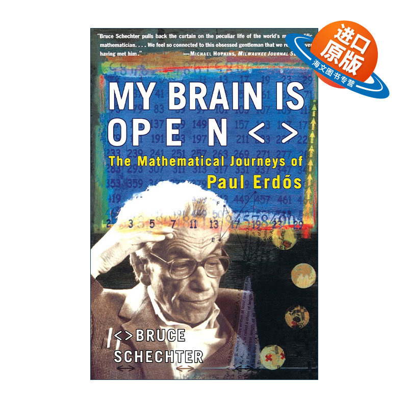 英文原版 My Brain is Open 我的大脑敞开了 爱多士的数学之旅 数学家爱多士传记 英文版 进口英语原版书籍