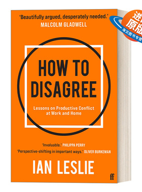英文原版 How to Disagree 如何在分歧中找到共识 英国心理学家伊恩·莱斯利著 英文版 进口英语原版书籍
