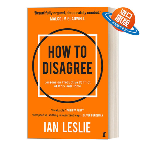 英文原版 How to Disagree 如何在分歧中找到共识 英国心理学家伊恩·莱斯利著 英文版 进口英语原版书籍