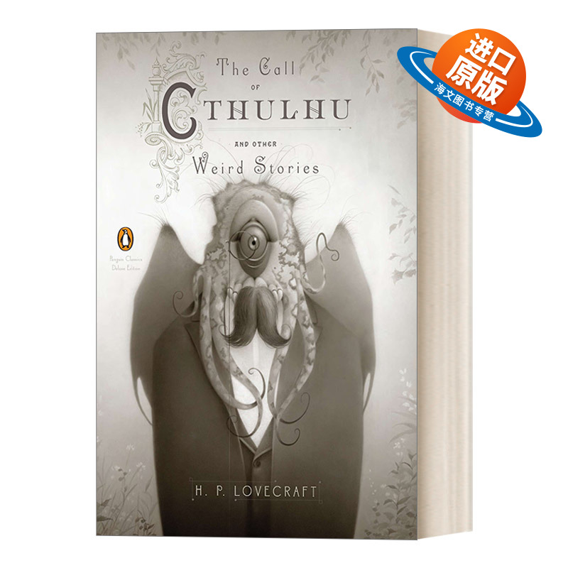 英文原版小说 The Call of Cthulhu and Other Weird Stories 克苏鲁的呼唤 H.P.洛夫克拉夫特 企鹅经典豪华毛边版 英文版 进口书