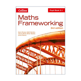 3.1 Maths Frameworking Pupil 书籍 进口英语原版 英文版 英文原版 Book 柯林斯英国初三数学学生用书1 Collins KS3 第三版