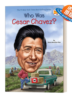 英文原版 Who Was Cesar Chavez 凯萨·查维斯是谁 名人传记系列 中小学生读物 英文版 进口英语原版书籍
