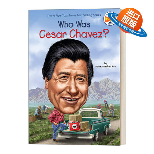 英文原版 Who Was Cesar Chavez 凯萨·查维斯是谁 名人传记系列 中小学生读物 英文版 进口英语原版书籍