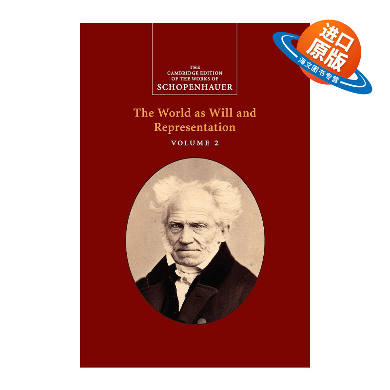 英文原版 Schopenhauer The World as Will and Representation 剑桥叔本华著作系列 作为意志与表象的世界 卷二 英文版 进口书籍