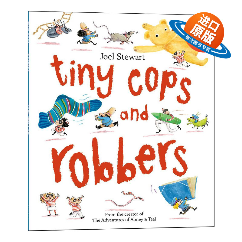 小警察和小劫匪 英文原版绘本 Tiny Cops and Robbers 牛津阅读Oxford系列 儿童睡前故事图画书 英文版进口英语书籍 Joel Stewart