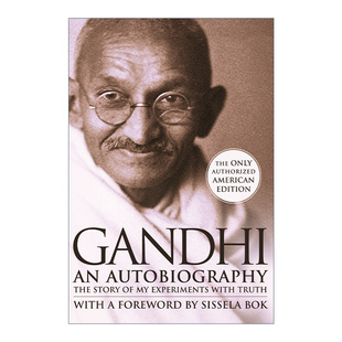 Gandhi 进口英语原版 Autobiography 传记 英文版 甘地自传 关于我实践真理 英文原版 书籍 故事 Mahatma