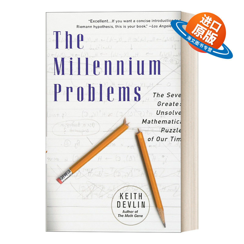 英文原版 The Millennium Problems 千年难题 七个悬赏1000000美元的数学问题Keith Devlin 英文版 进口英语原版书籍