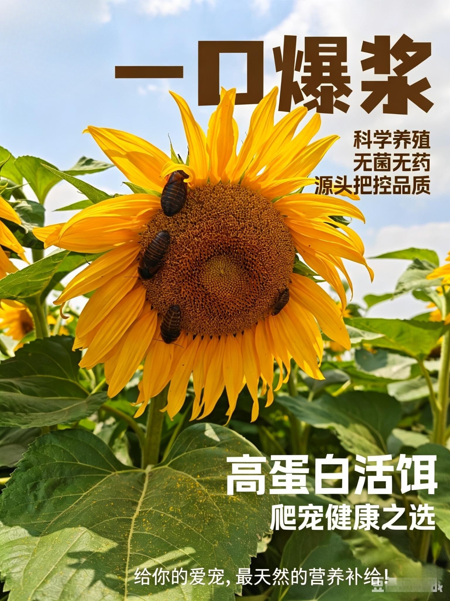 杜比亚蟑螂活体鸟类高蛋白饲料