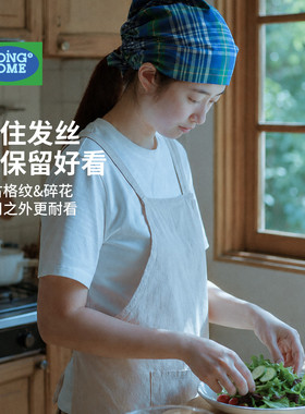 【松紧系带】炒菜防油帽女纯棉款