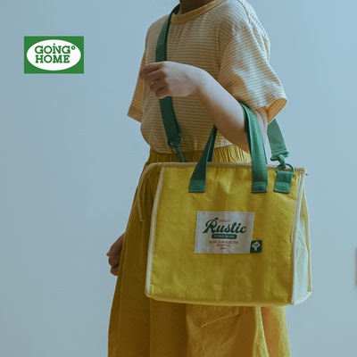 【保温轻巧能装】学生防水饭盒袋