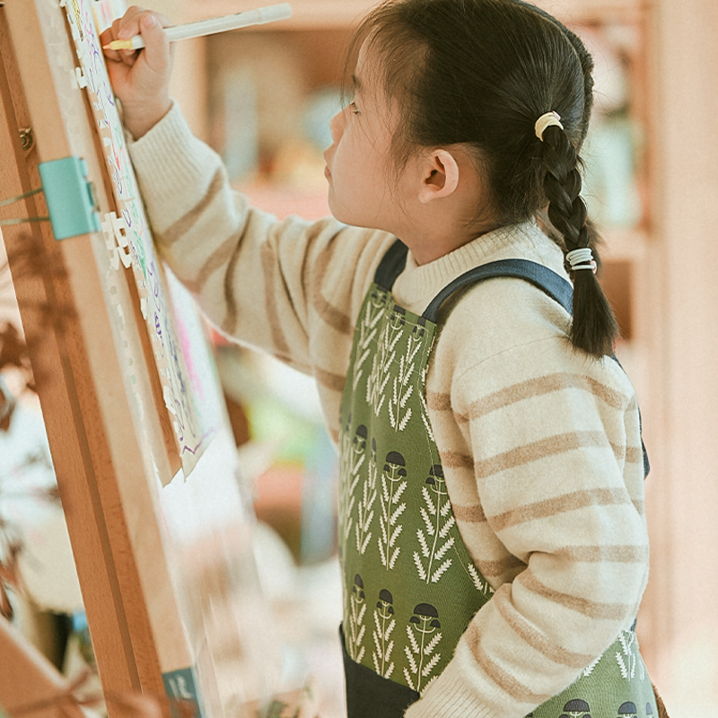 防水加宽肩带儿童亲子厨房围裙