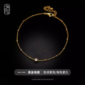 不掉色脚环 夏天脚连纯欲风女生足链性感女式 夏季 女士脚链2025新款