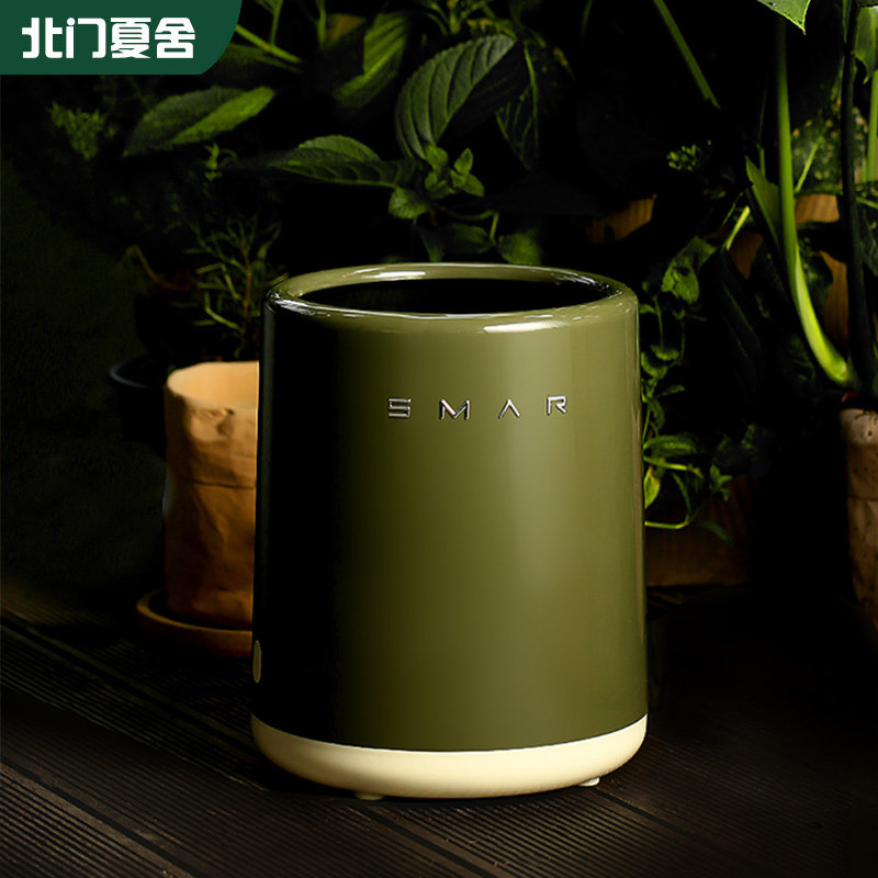 中古风！轻奢家用垃圾桶图片