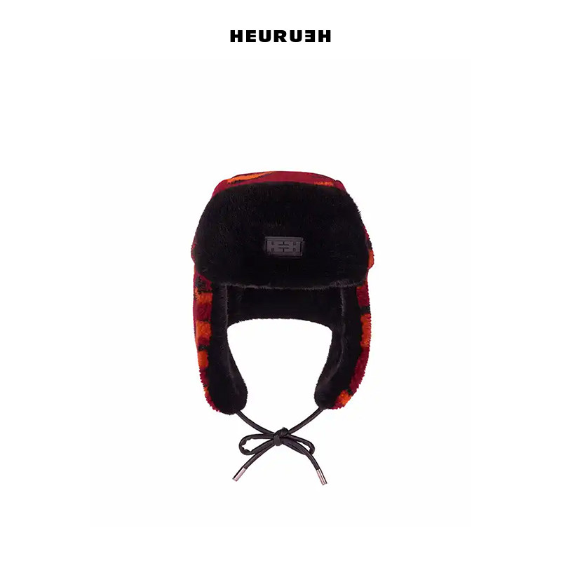 Heurueh潮流毛绒雷锋帽