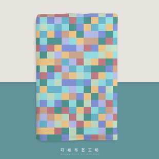 像素风创意布艺书衣定制A6手账本保护套hobo余白适用可调节书套a5
