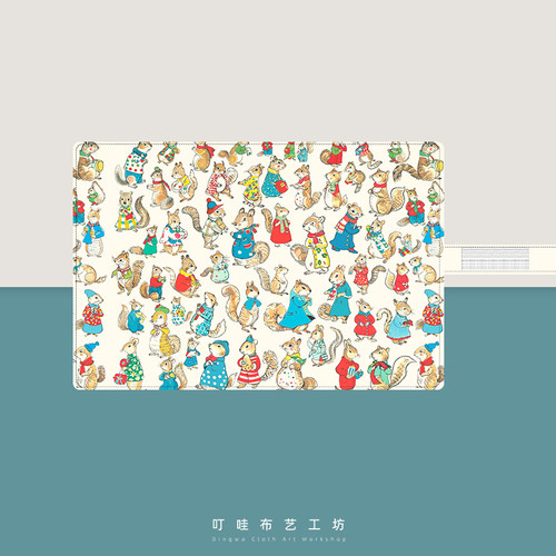 五颜六色的松鼠笔帘定制