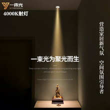 一束光聚光射灯小角度4000K观音菩萨首饰品led珠宝柜台灯网红直播