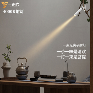 一束光聚光射灯小角度4000K观音菩萨首饰品led珠宝网红直播插电款