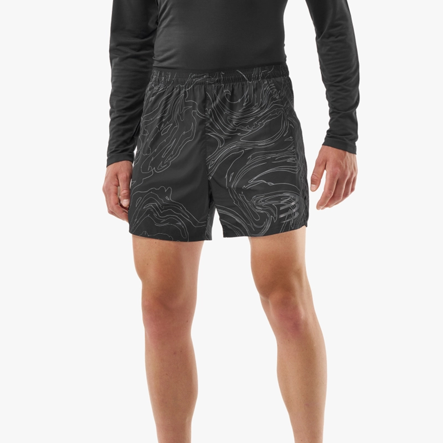 compressport跑步极光有衬轻量短裤男士