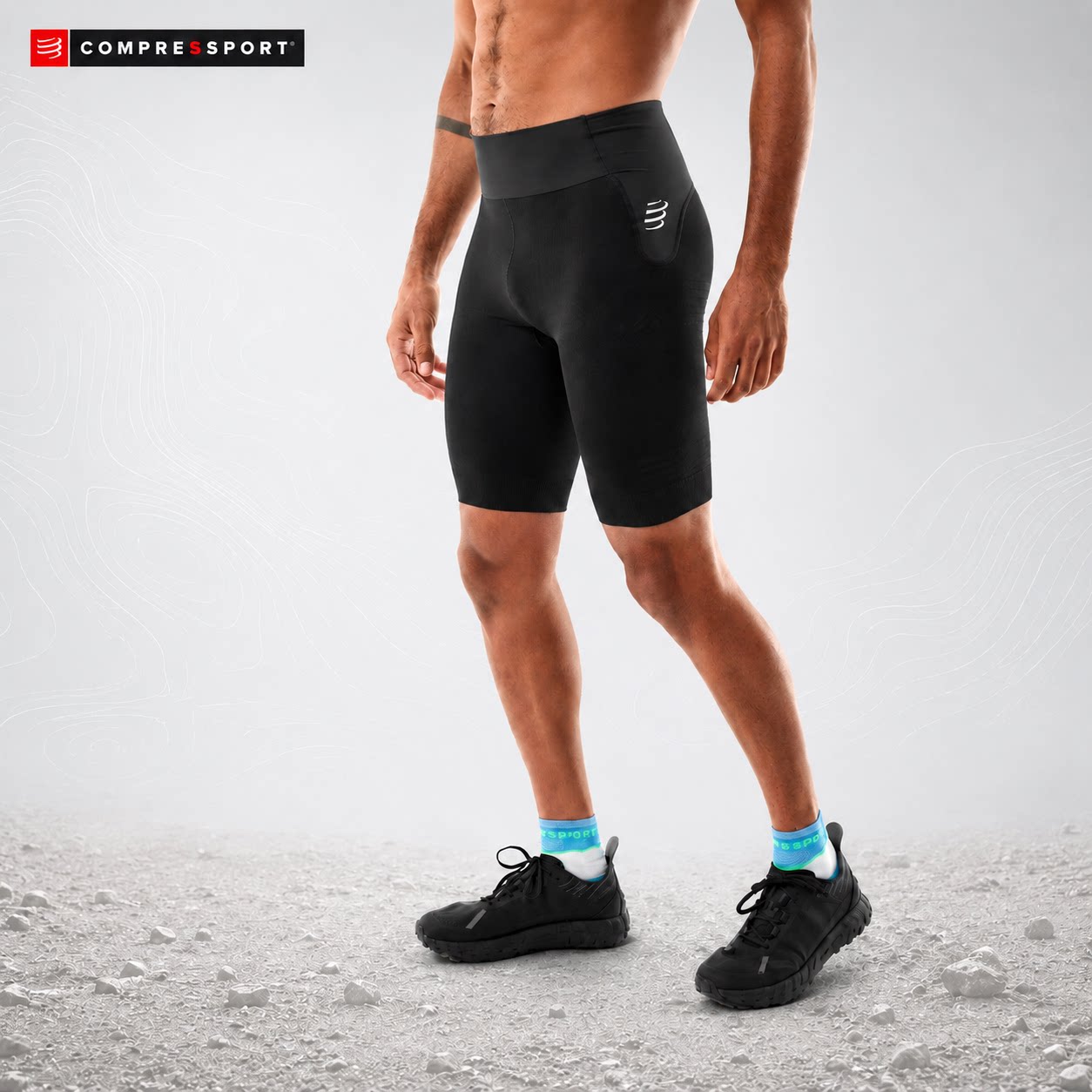 【2026秋季新品】compressport越野跑压缩短裤长跑紧身裤第三代