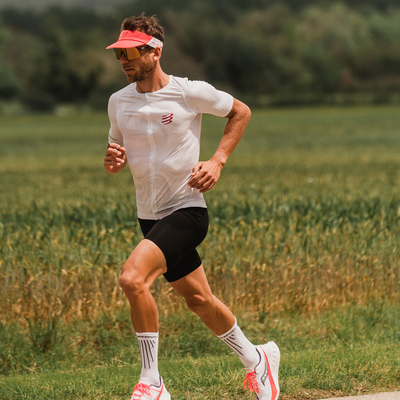 compressport铁三压缩短袖气动III男TRI Postrual Aero SS