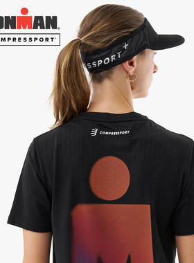 【ironman2025】compressport跑步限量版轻量空顶帽越野马拉松