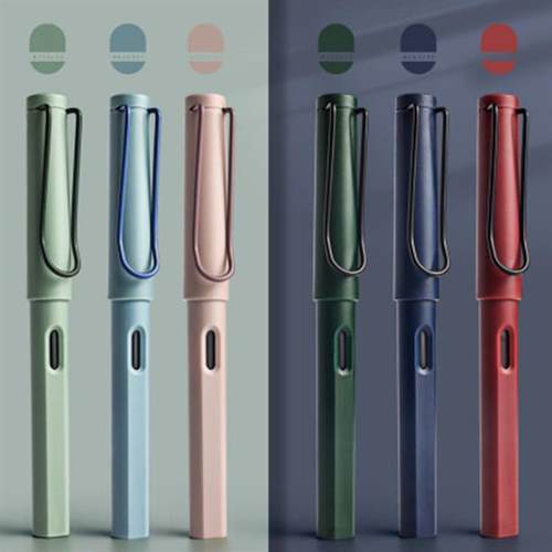 款款学生正姿钢笔莫兰迪复古色男女孩初学者墨囊墨水明尖男士老师