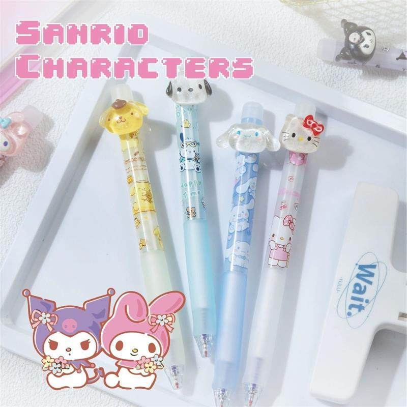 新款禾硕5384三丽鸥可擦ins中性笔卡通高颜值小学生三年级专用摩