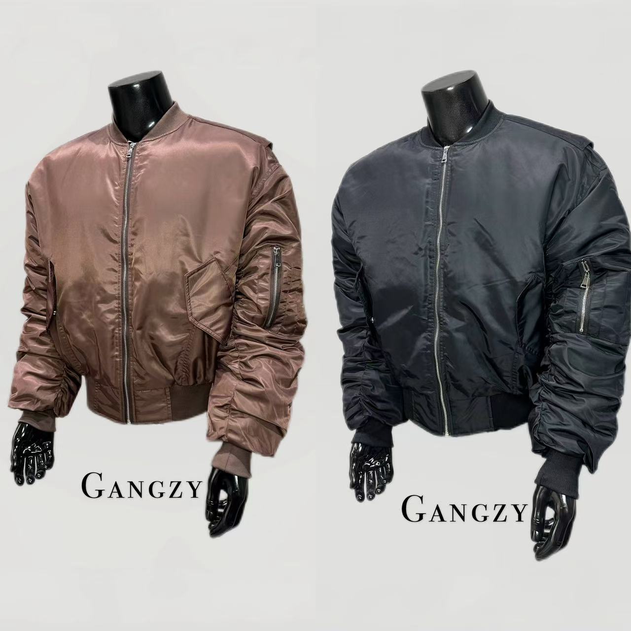 弯刀bomberGangzy棉服秋冬廓形