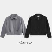 Gangzy解构Cleanfit西装 夹克可拆卸垫肩短宽boxy上衣短宽外套男