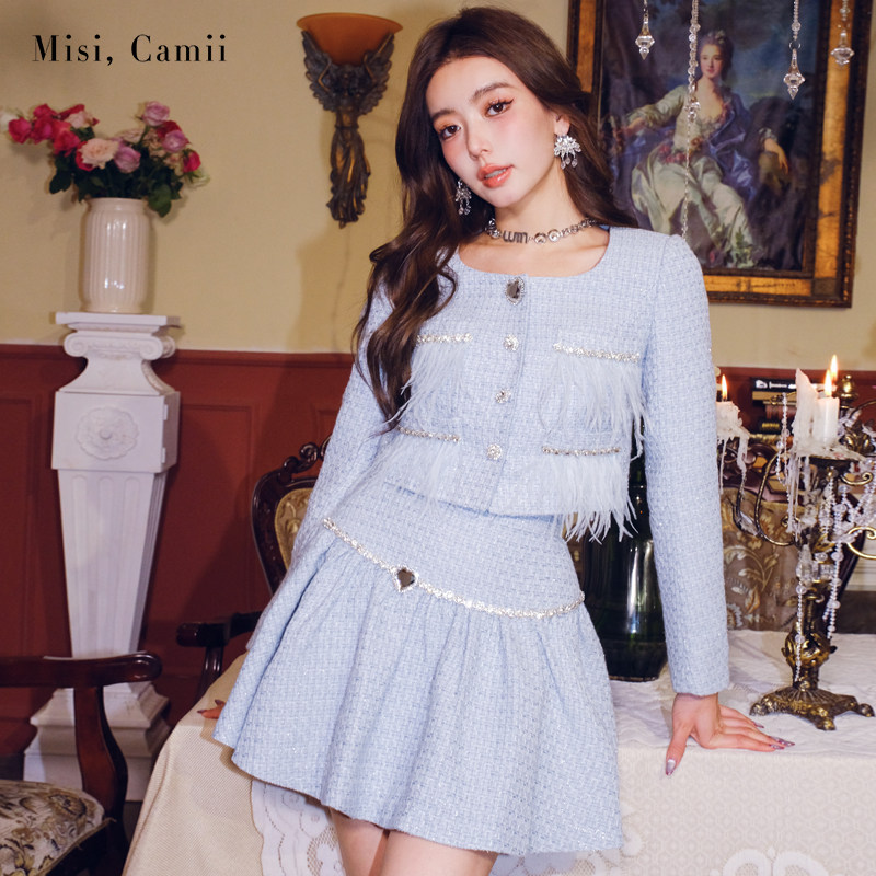 Misi.Camii小香风A字半身裙