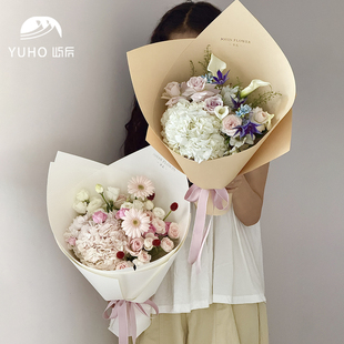屿后 材料 150克木棉纸鲜花花束包花纸加厚风华纸礼品diy花艺包装