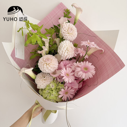 YUHO屿后格子系列艺术纸包装纸