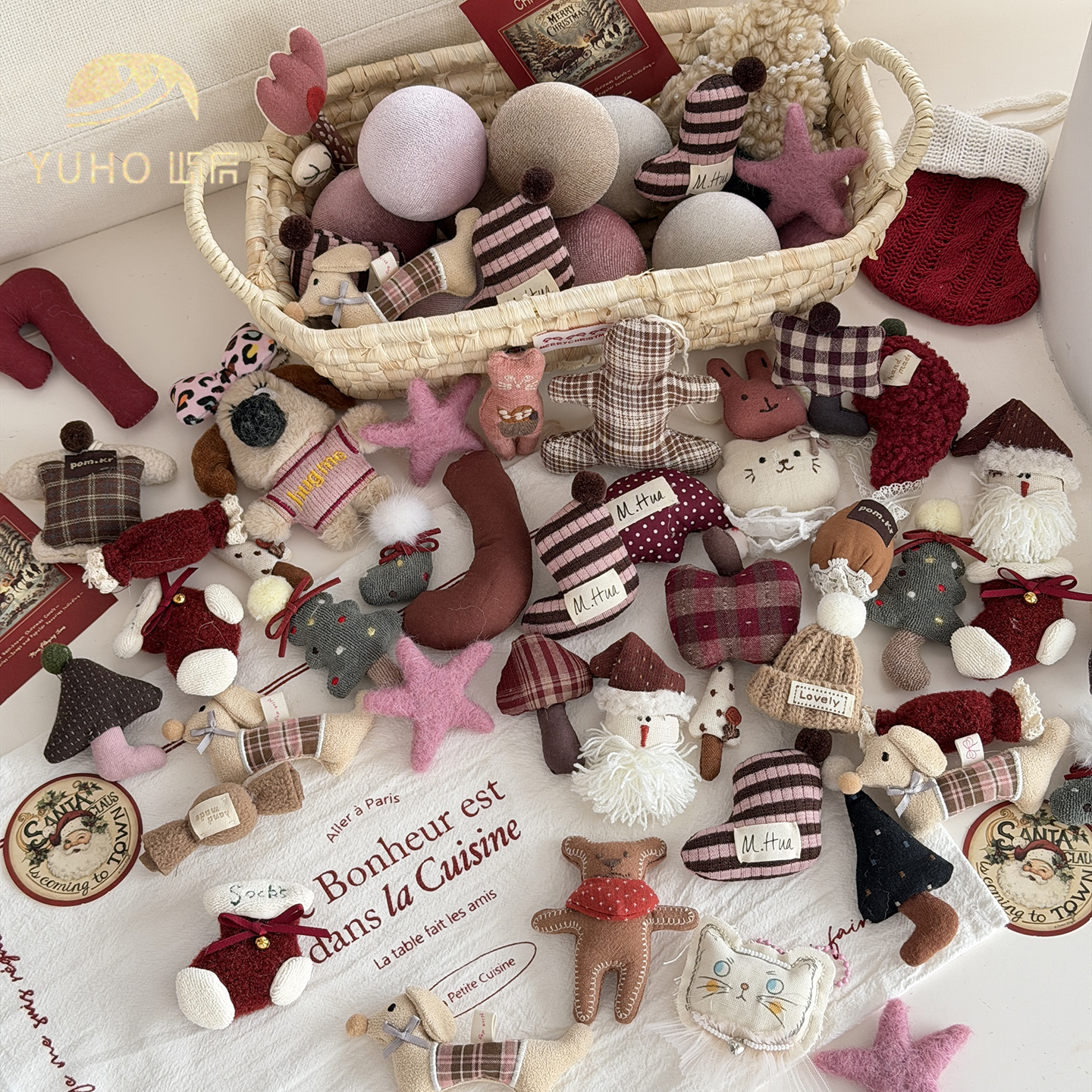 屿后 【2025】圣诞节莓果合集配件圣诞树苹果盒挂件装饰品diy材料