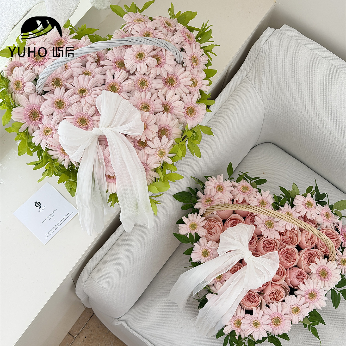 YUHO屿后水果花篮节日插花篮图片