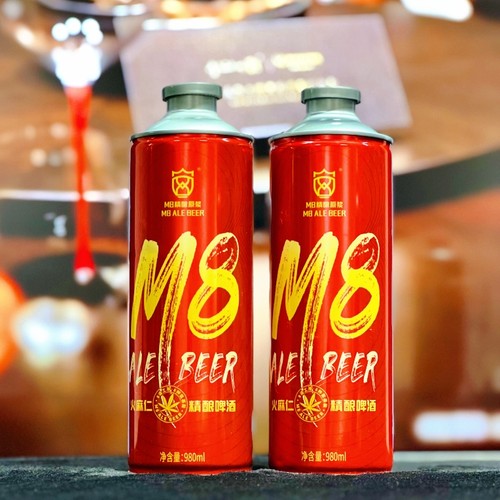 m8ALE火麻仁精酿原浆啤酒11度