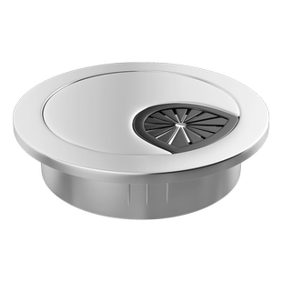 办公桌电脑穿线孔盖板桌面走线盒封口盖书桌装饰圈过线开孔圆孔盖