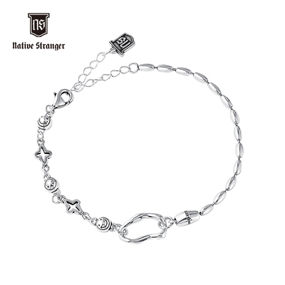 女性925银小清新原创设计手链