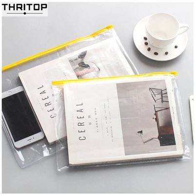 速发file bag transparent a4 zipper bag a3 paper bag a6 stude