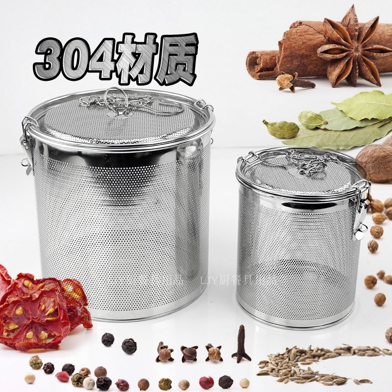 304不锈钢调料球包汤料篮滤调味卤水火锅香料芝麻小茴香茶叶隔渣