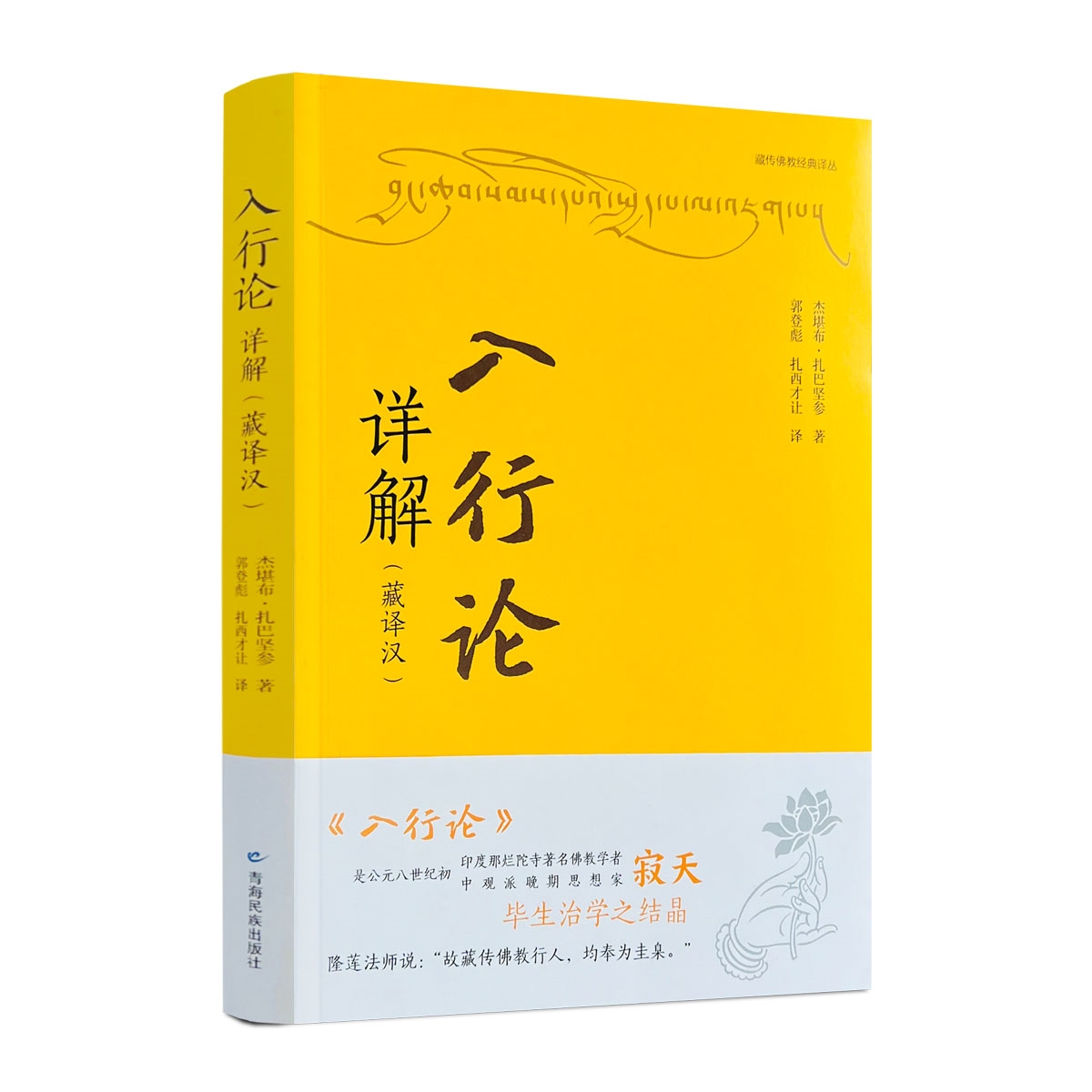 入行论详解 藏译汉 杰堪布·扎巴坚参著 青海民族出版社平装275页